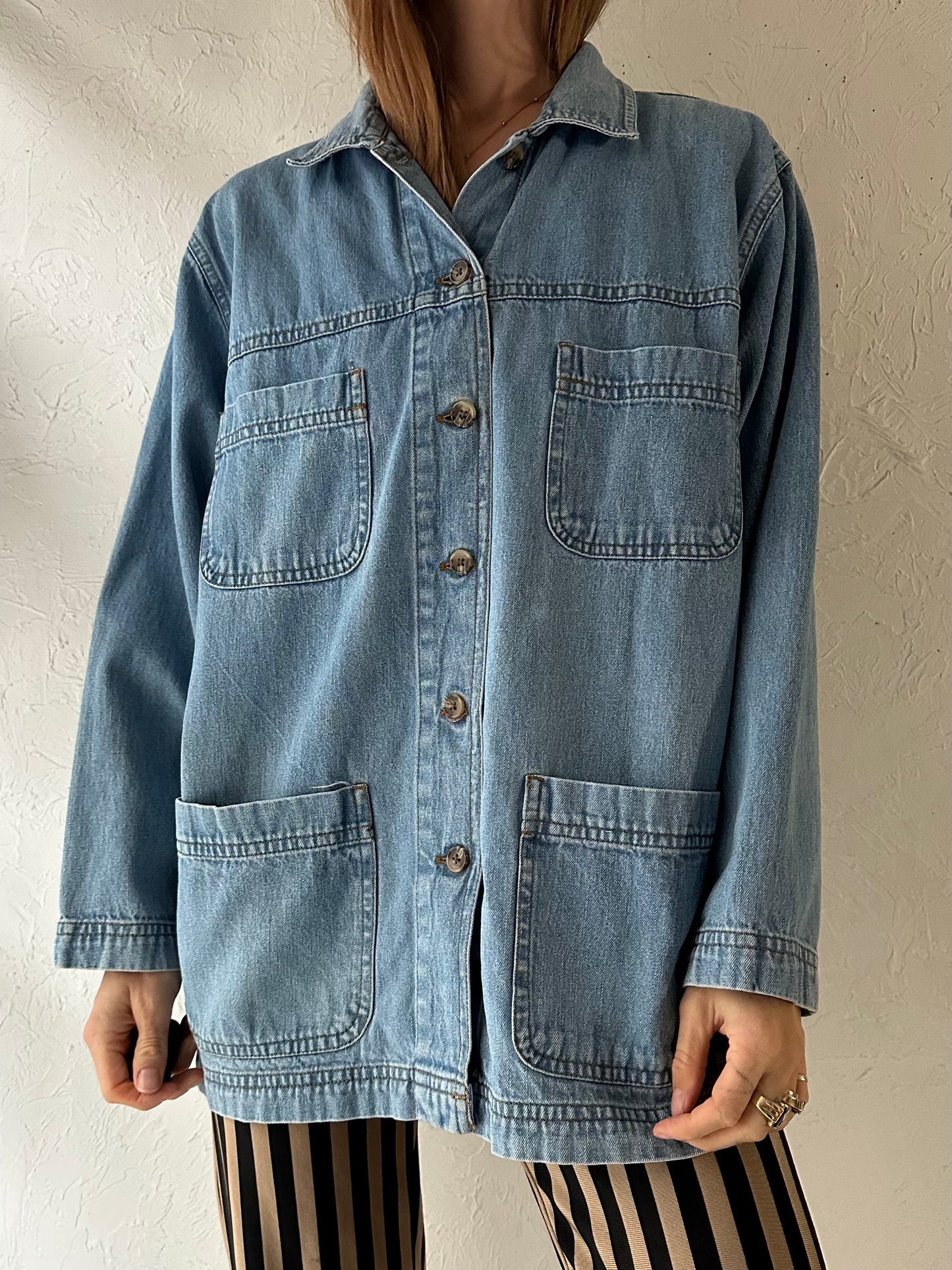 Y2k ‘Coldwater Creek’ Denim Jacket / Large
