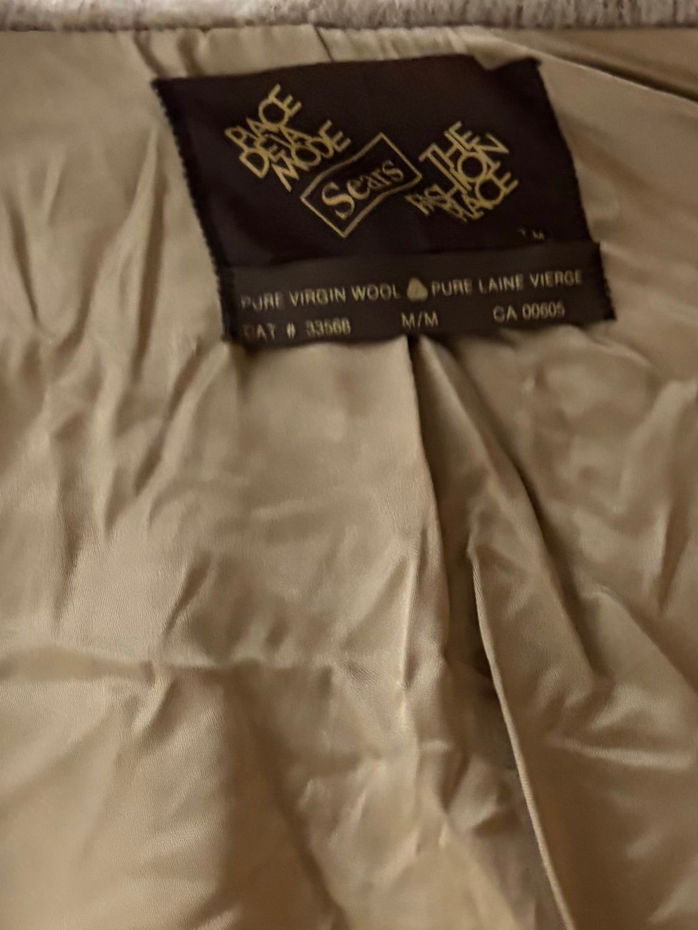 70s 'Sears' Wool Hooded Sweater / Medium