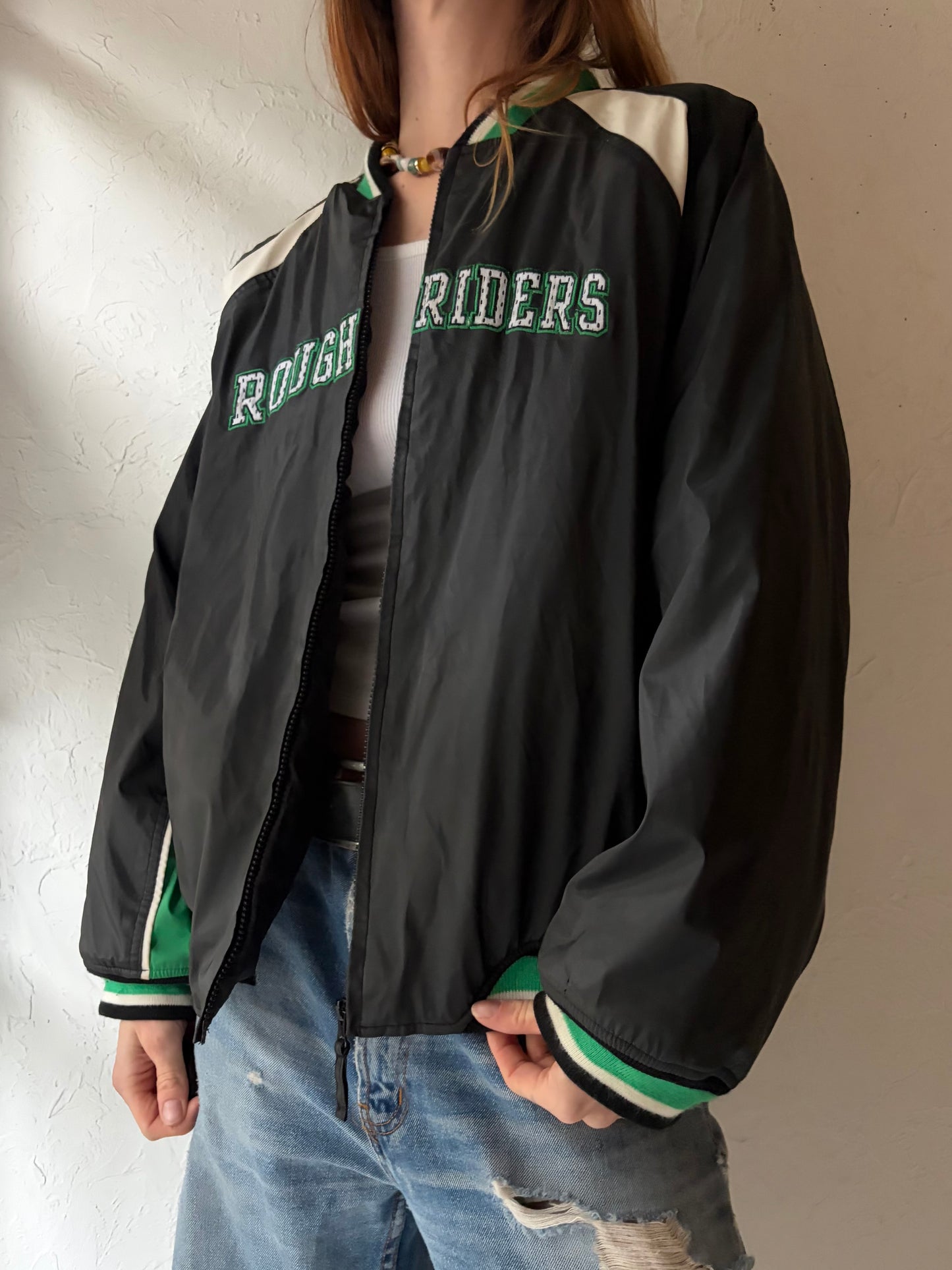 Vintage CFL Saskatchewan Rough Riders' Bomber Jacket / Small