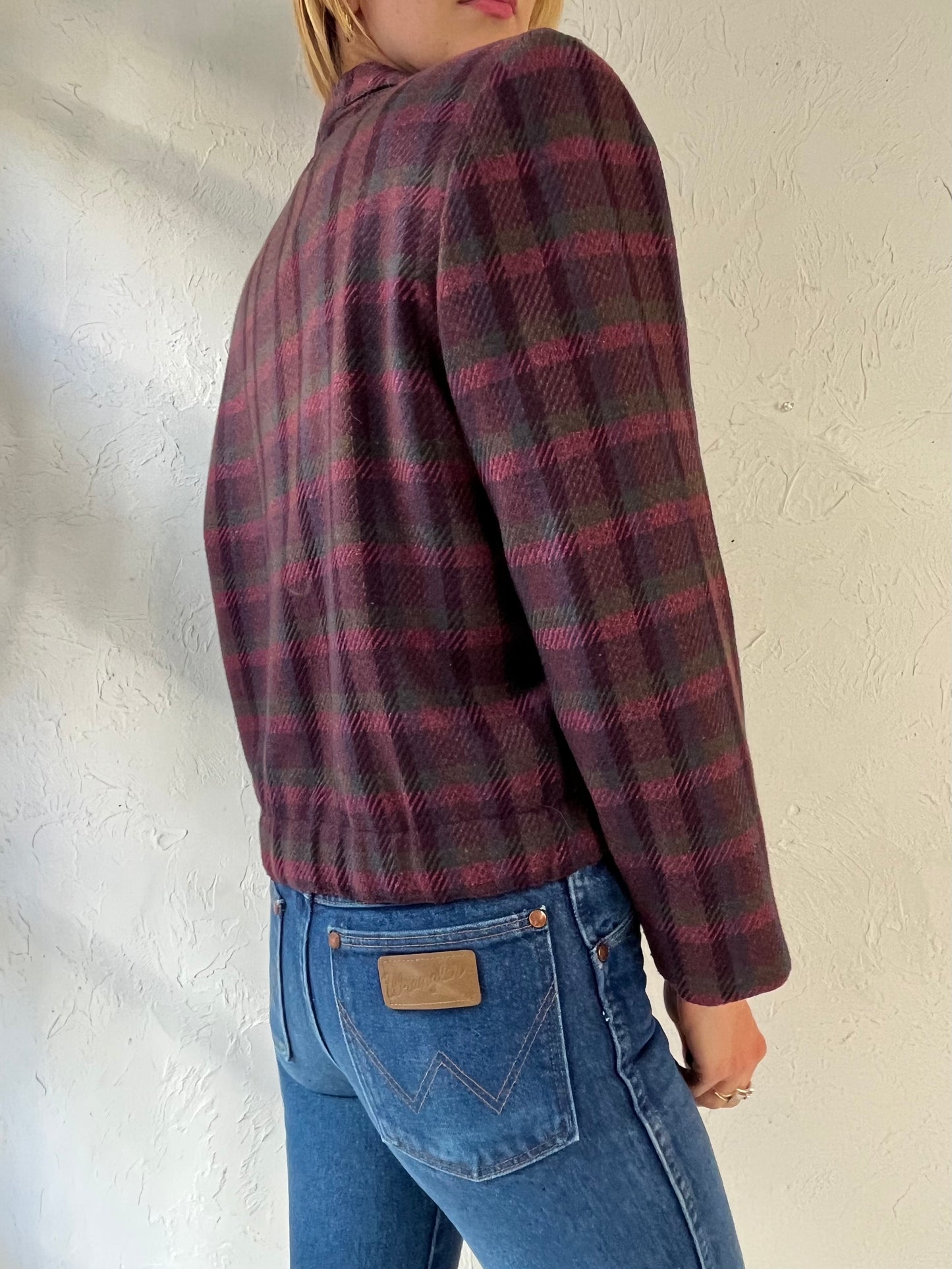 90s 'Proportion' Cropped Blazer Jacket / Small