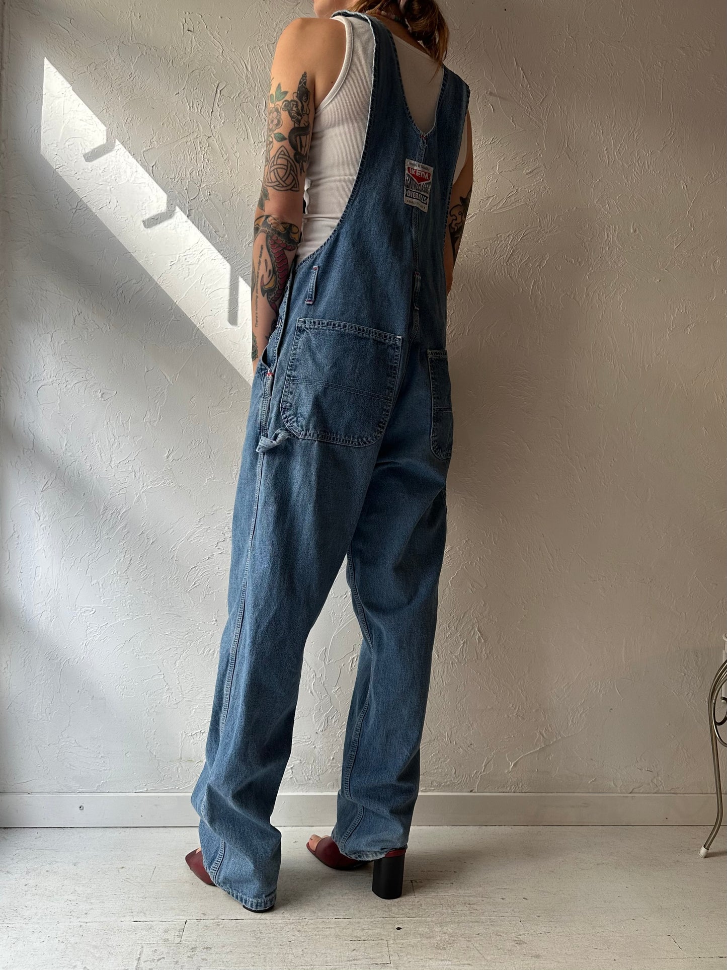 90s 'Liberty' Denim Overalls / Medium
