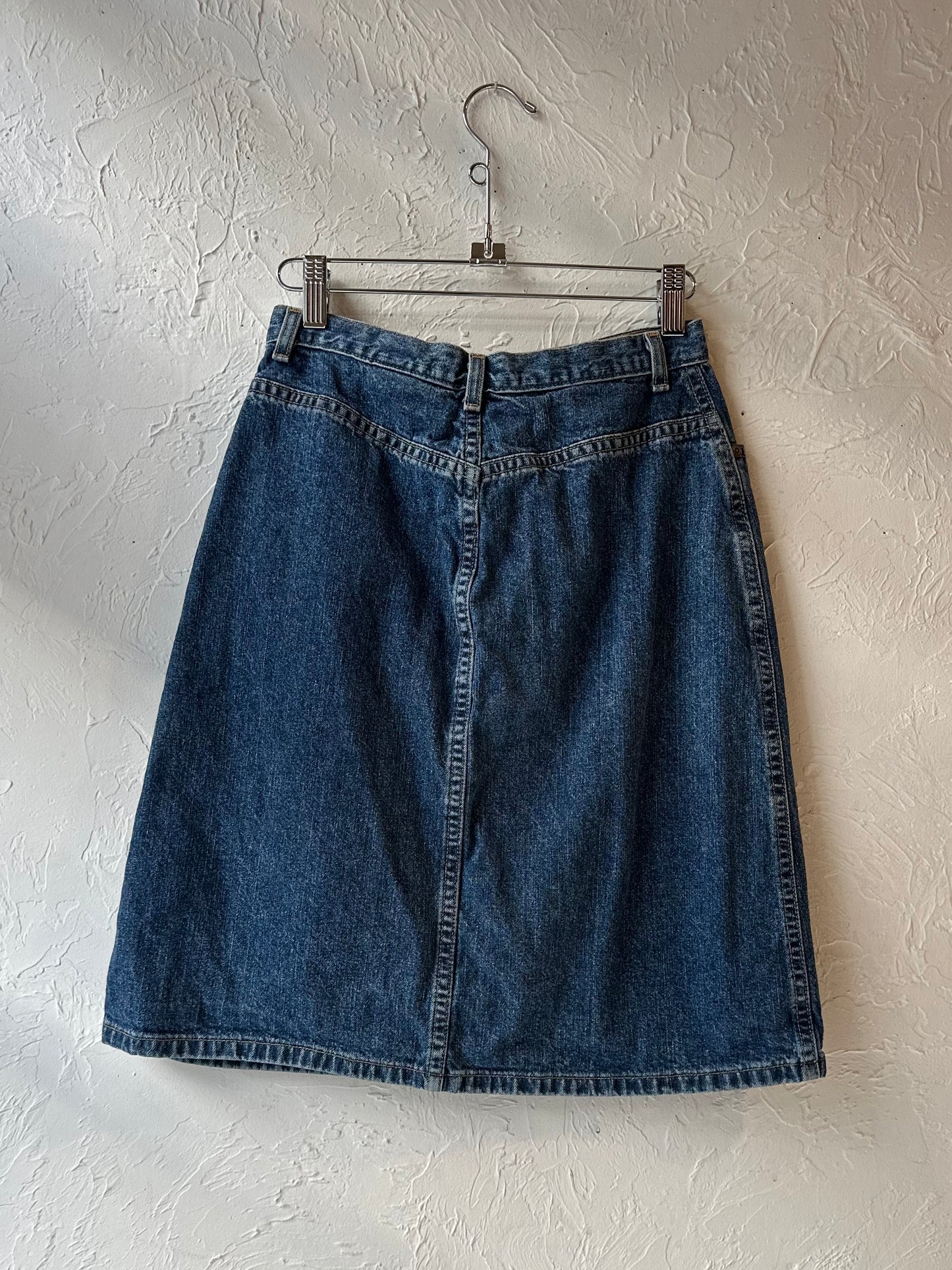 90s ‘Eddie Bauer’ Denim Mini Skirt / Small