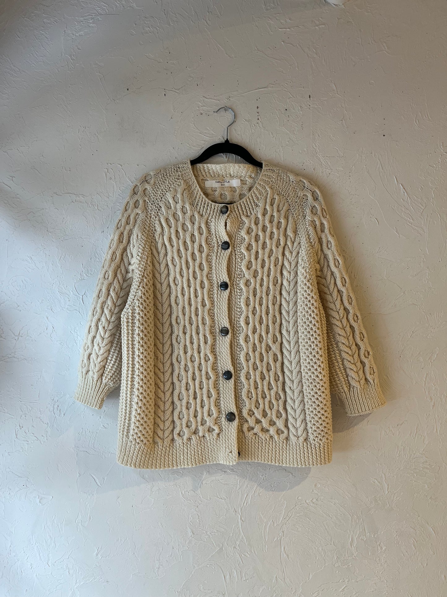 Cream Cardigan / Small