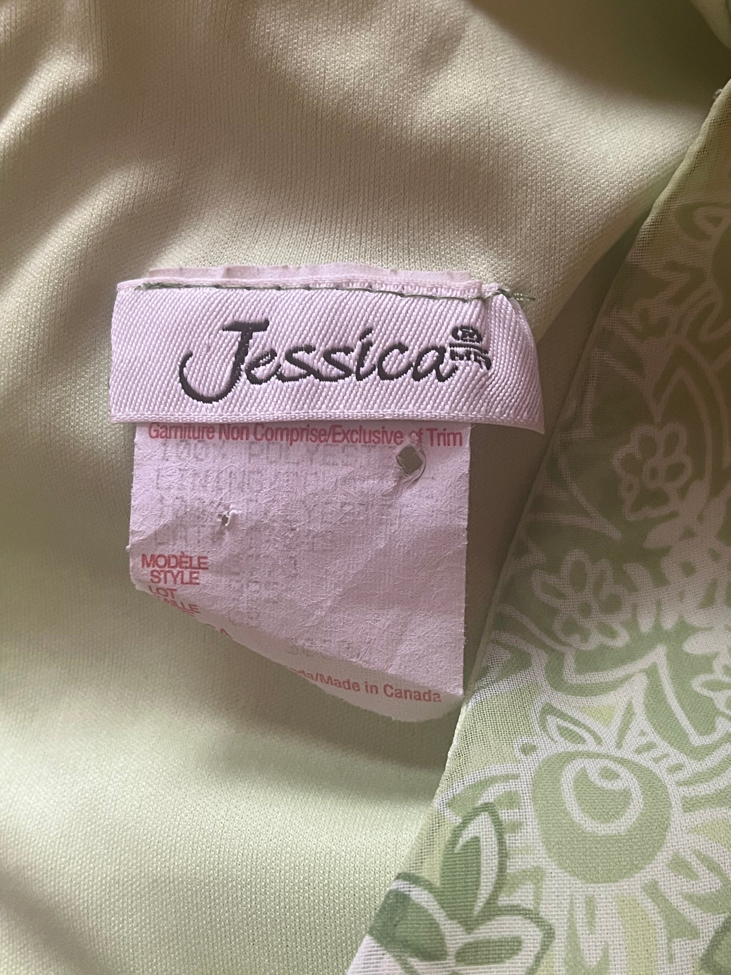 90s 'Jessica' Lime Green Mesh Maxi Dress / Medium