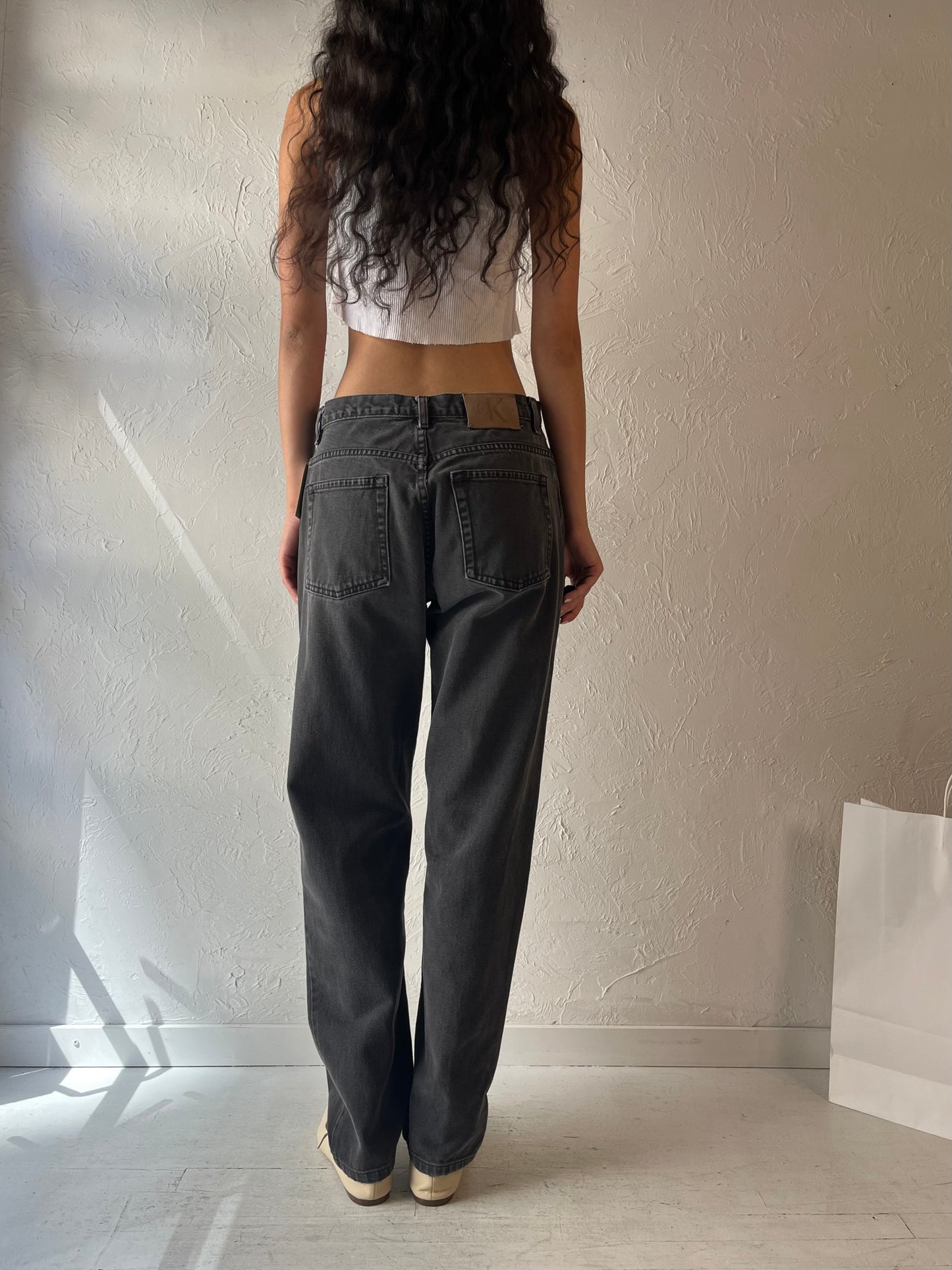 90s 'Calvin Klein' Dark Wash Jeans / 30