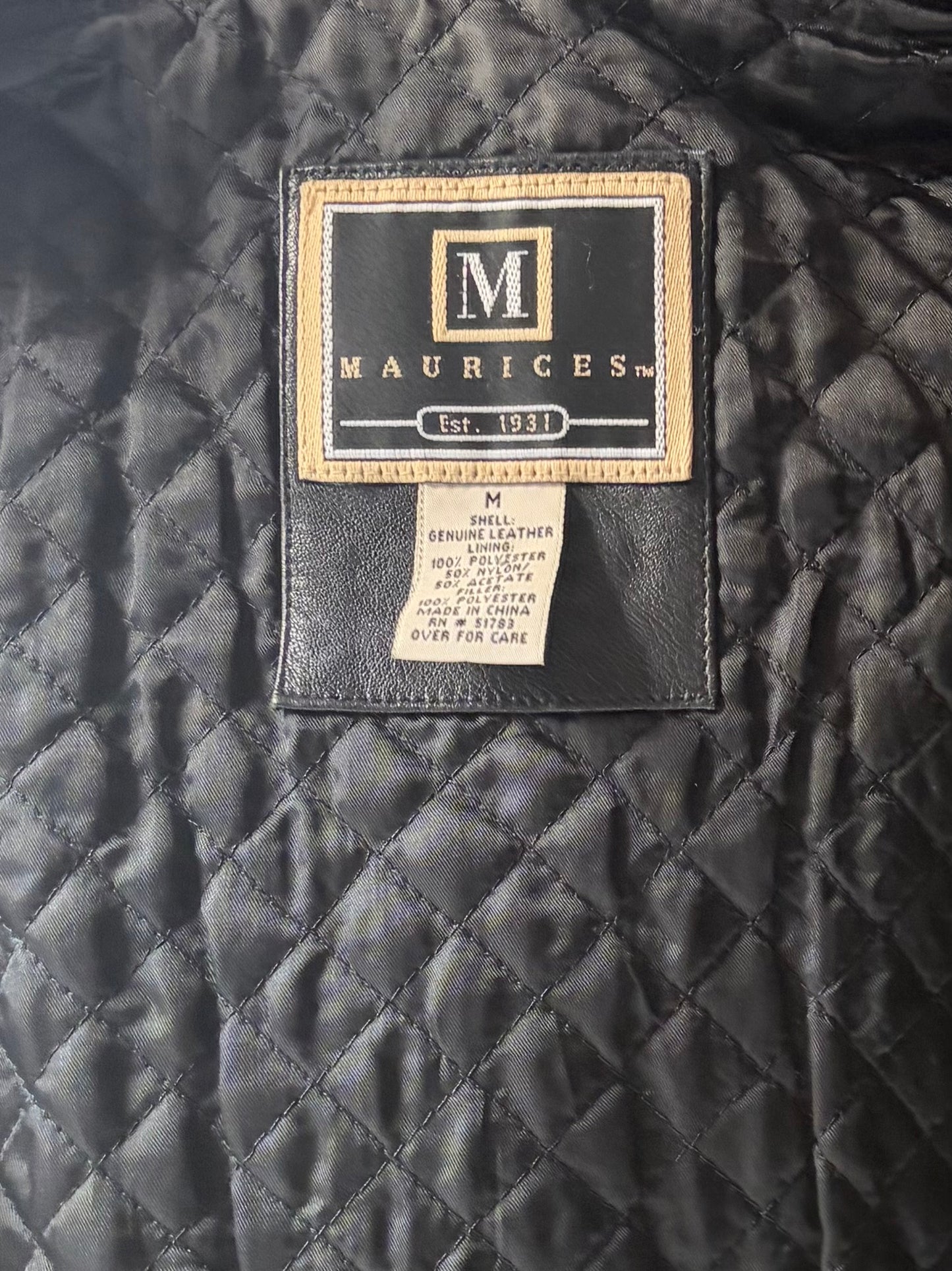 Y2k 'Maurices' Black Leather Hooded Minimalist Jacket / Vintage 2000s Zip Up Grunge Streetwear Outerwear / Medium