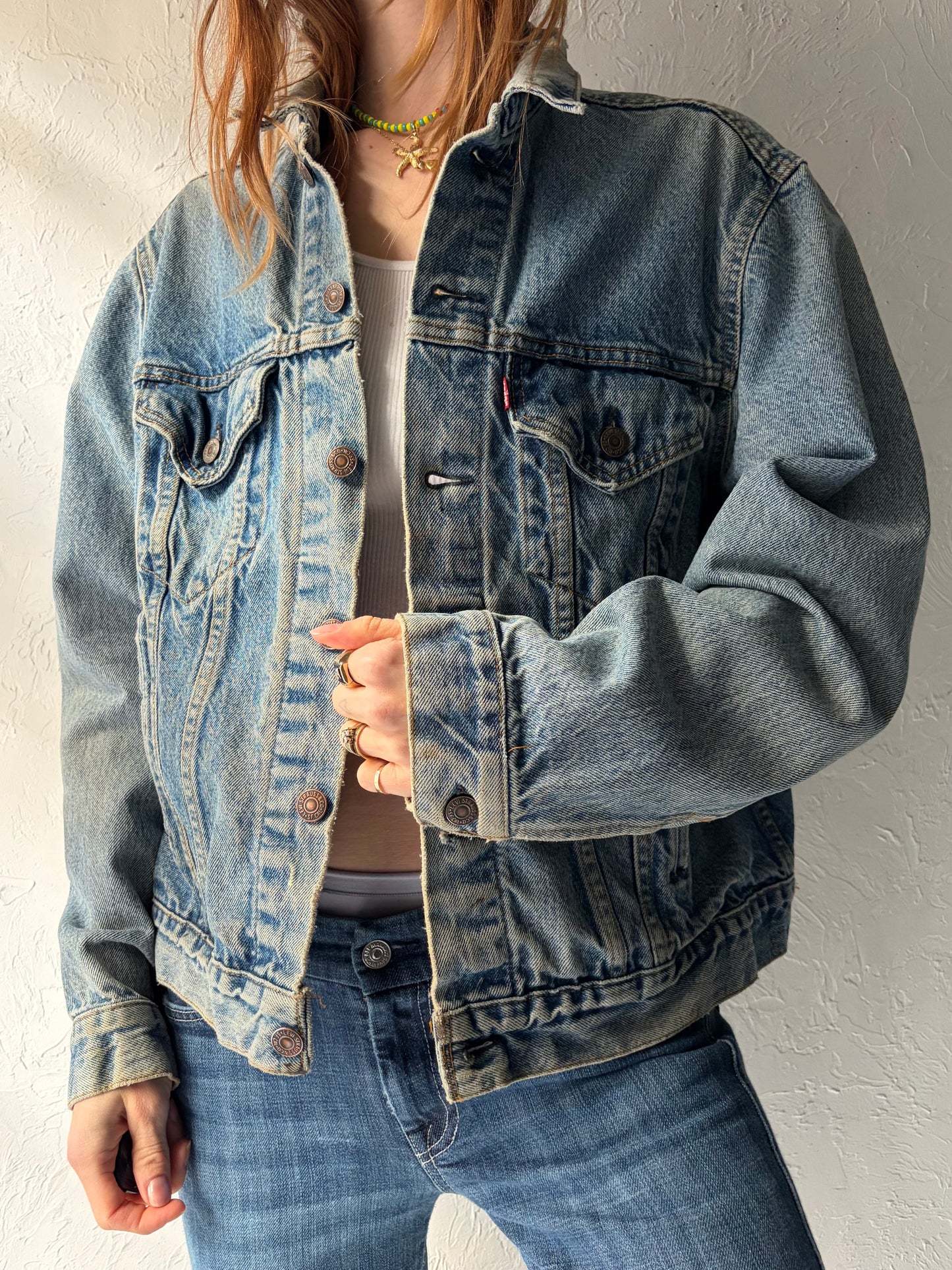Vintage ‘Levi’s’ Thrashed Denim Jacket / Medium