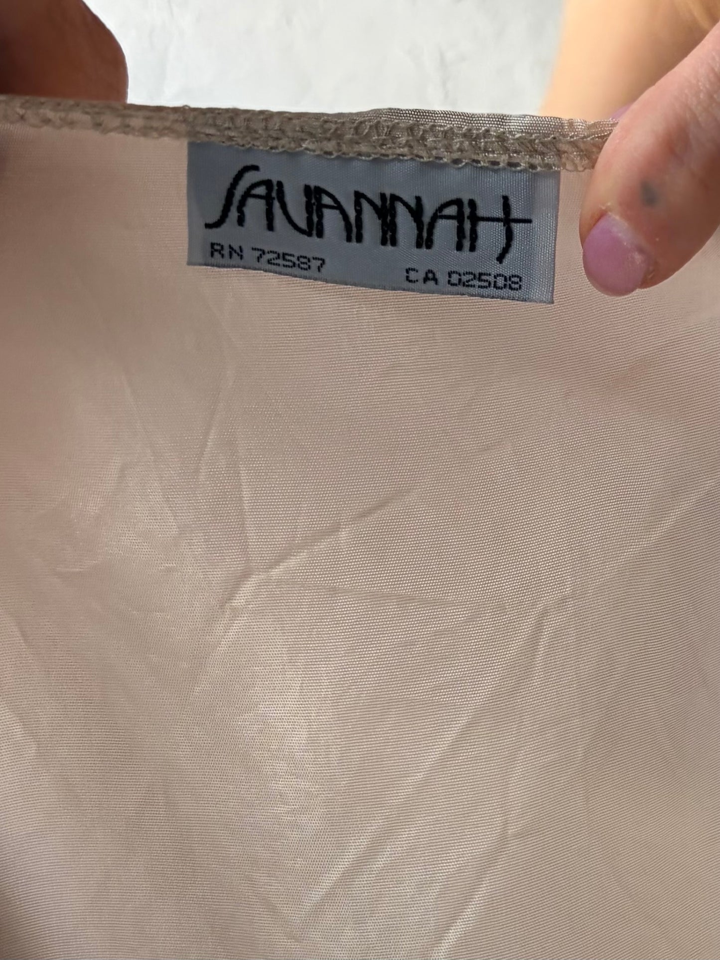 90s 'Savannah' Lightweight Tapestry Vest / Medium