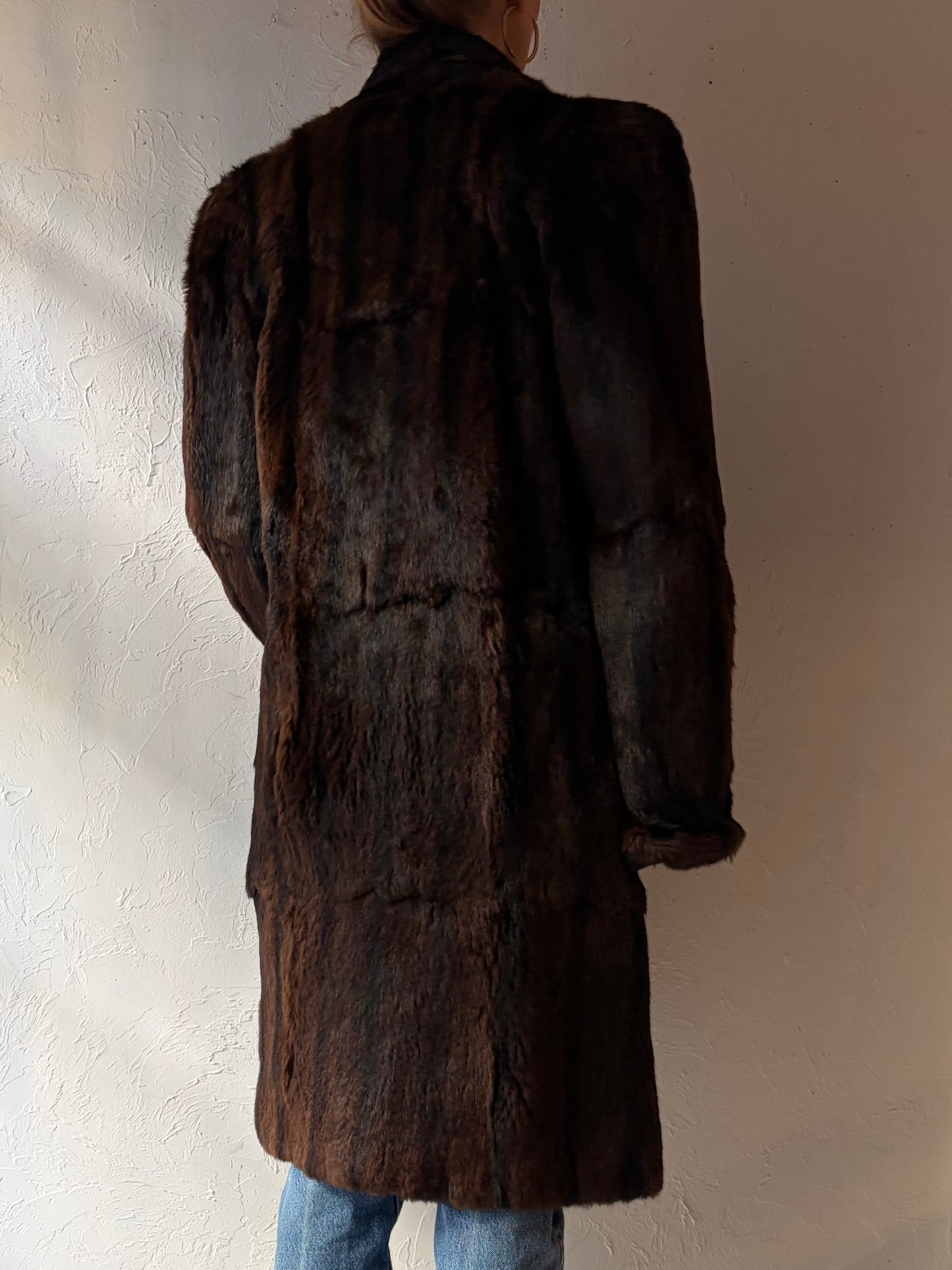 60s 'Duplers' Authentic Fur Coat / Medium