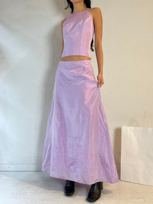 90s ‘After Six’ Purple Two Piece Formal Set / Medium