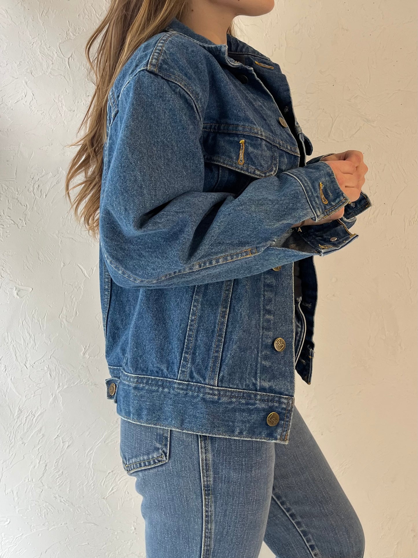 90s 'Lee' Denim Jacket / Made in Canada / Medium