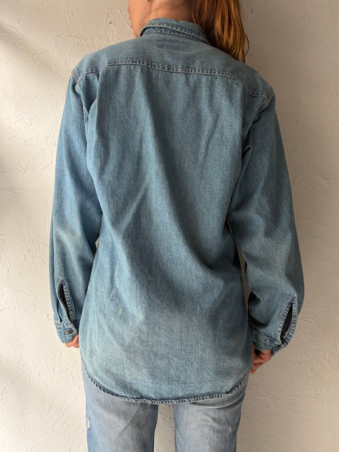 Vintage 'Levis' Denim Button Up Shirt / XS