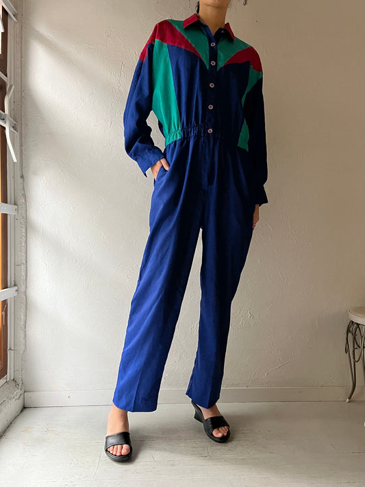 80s 'St Germain' Jumpsuit / Medium