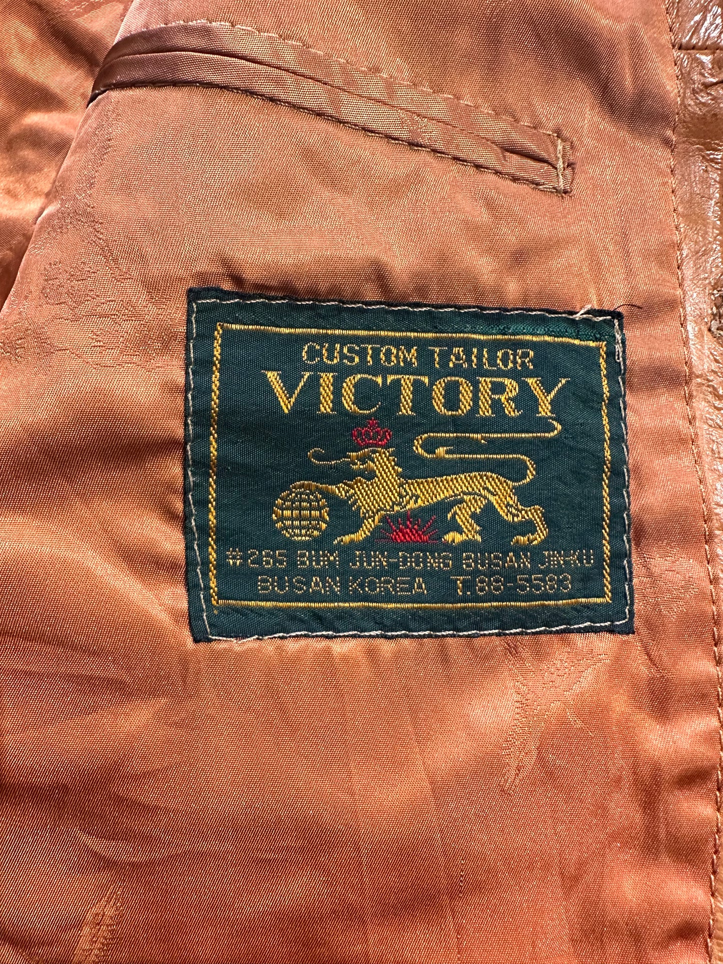 70s 'Victory' Snakeskin Vest / Medium