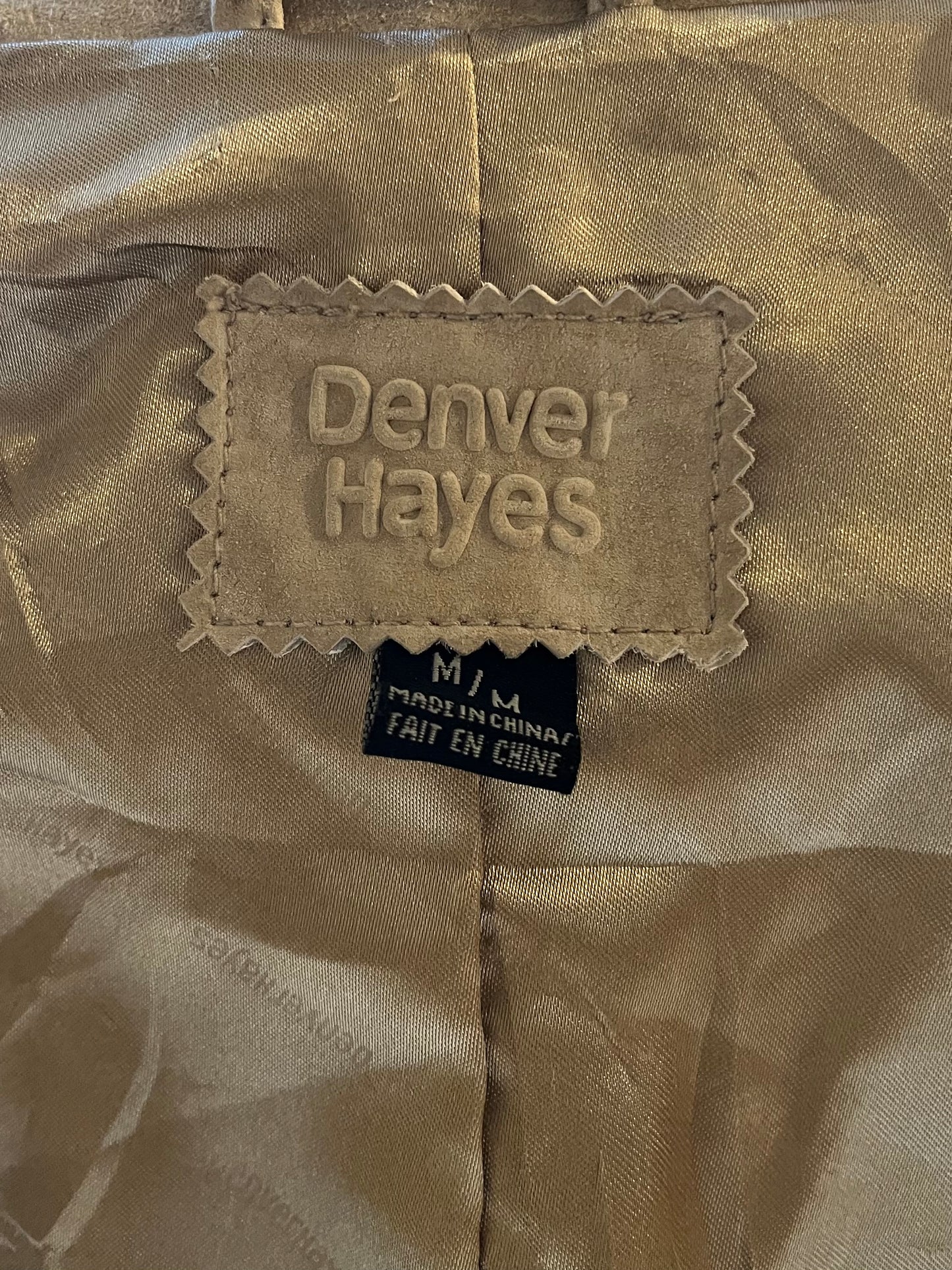 Y2K ‘Denver Hayes’ Suede Leather Jacket / Medium