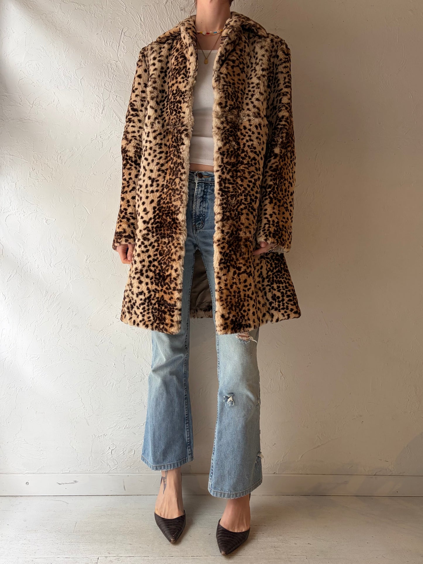 Y2K 'Marvin Richards' Fur Coat / Medium