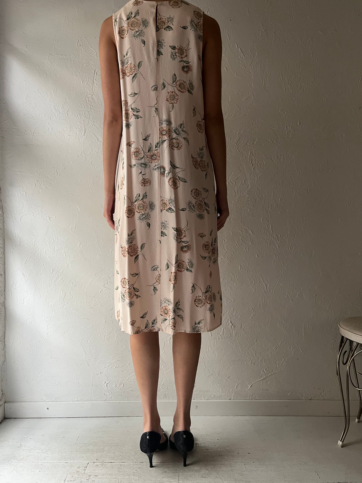 90s 'Willow Ridge'  Floral Dress / Medium