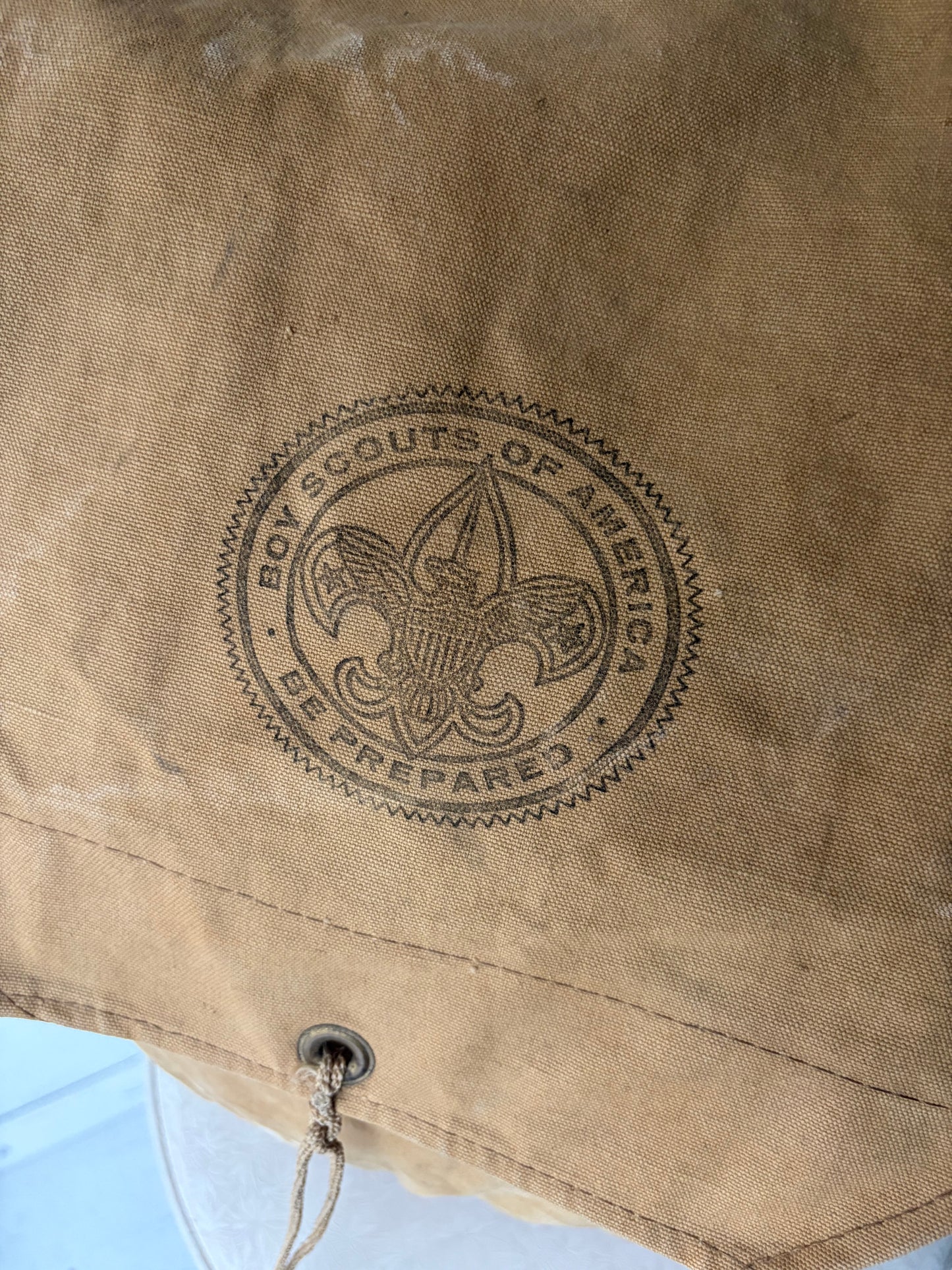 Vintage 'Boy Scouts' Canvas Backpack