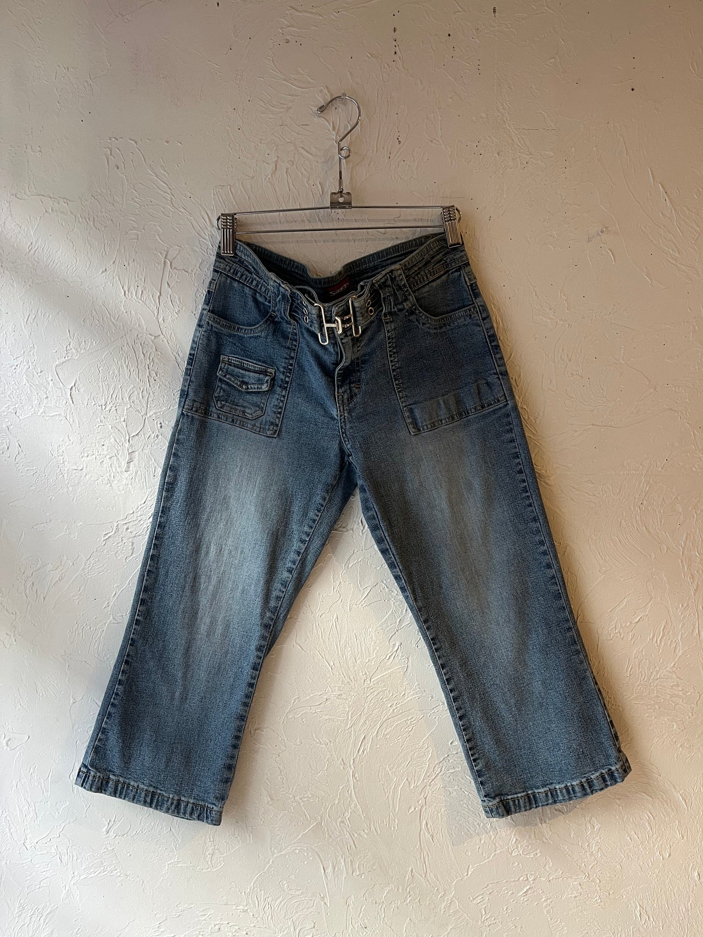 Y2k Denim Capris / Medium