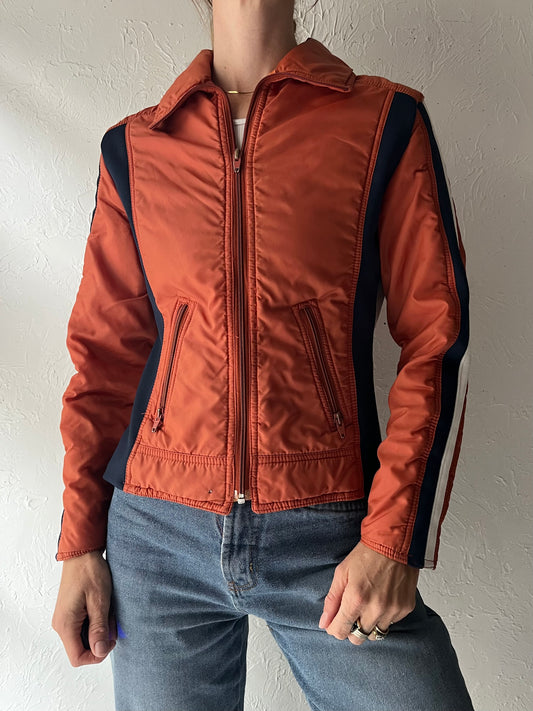 70s 'JC Killy' Orange Retro Jacket / Small