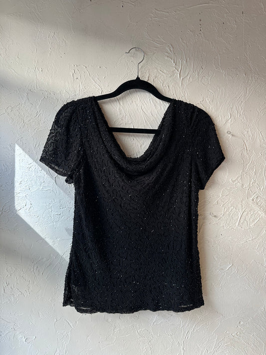 90s ‘JMD’ Beaded Top / Large