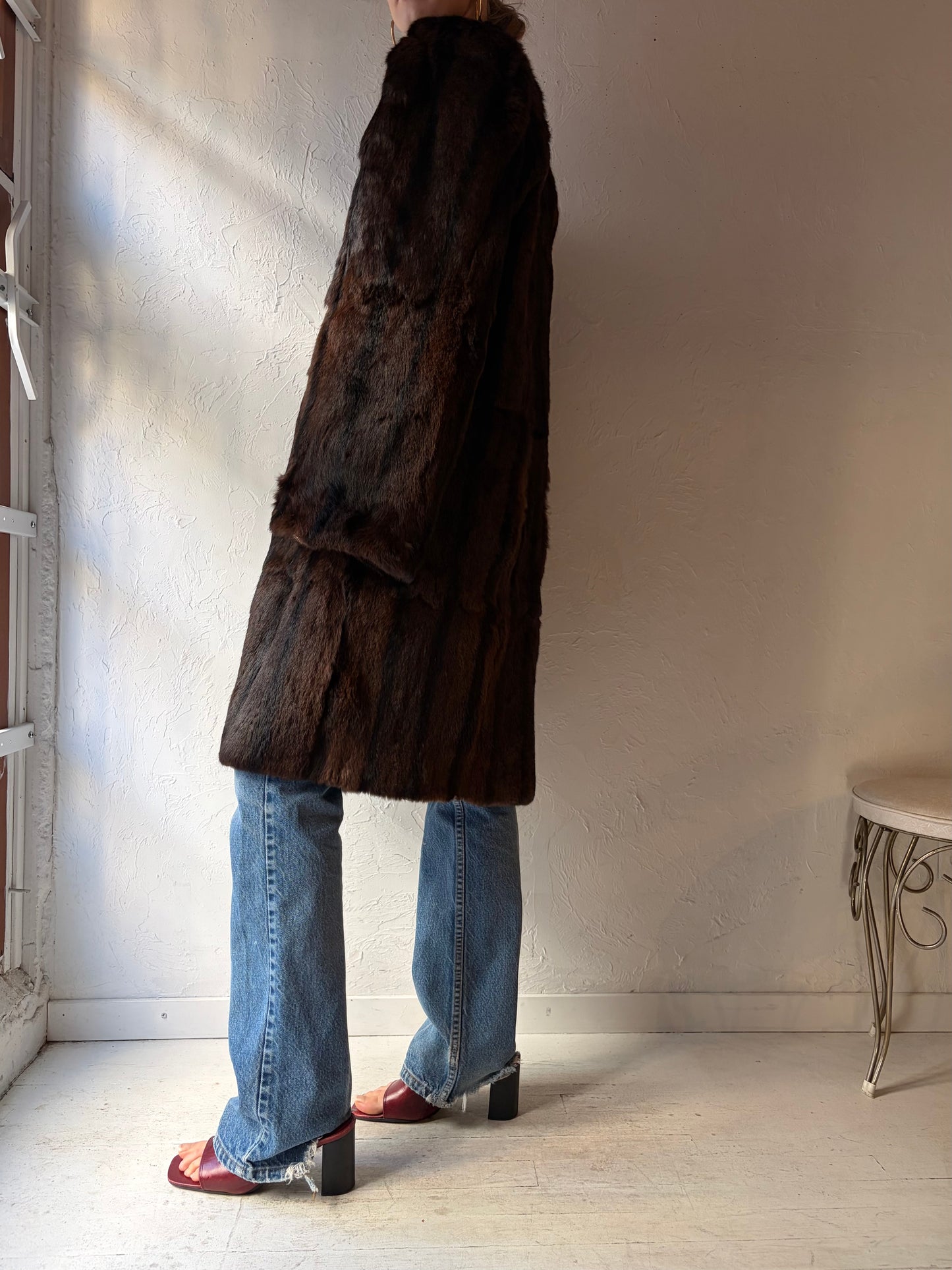 60s 'Duplers' Authentic Fur Coat / Medium