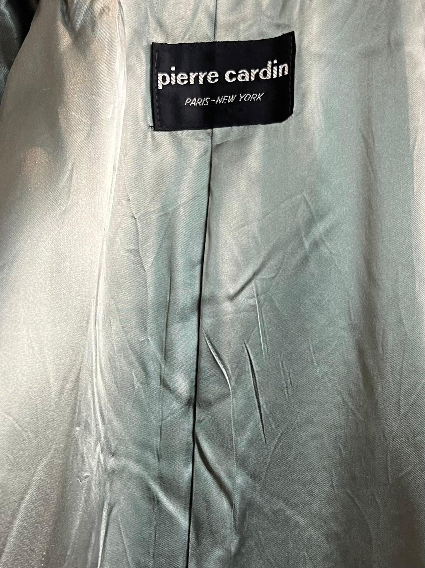 70s 'Pierre Cardin' Gray Wool Overcoat / Medium