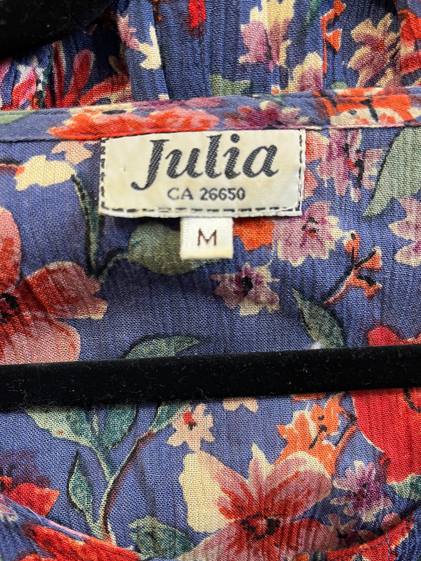 90s ‘Julia’ Floral Print Dress / Medium