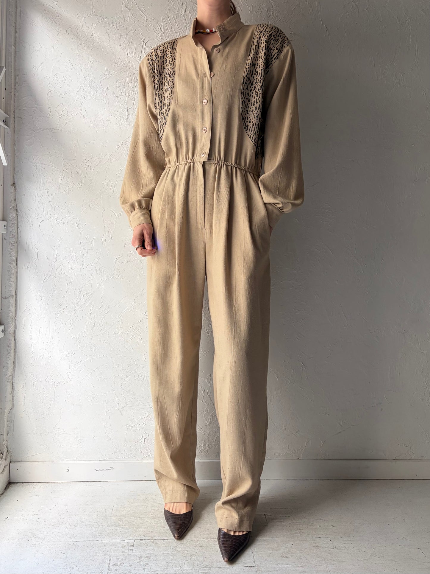 80s 'Choon' Jumpsuit / Medium