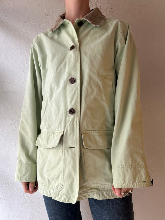 90s ‘LL Bean’ Mint Green Chore Jacket / Small