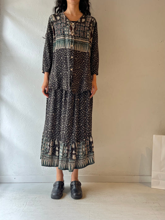 90s ‘MC’ Two Piece Matching Set / Large