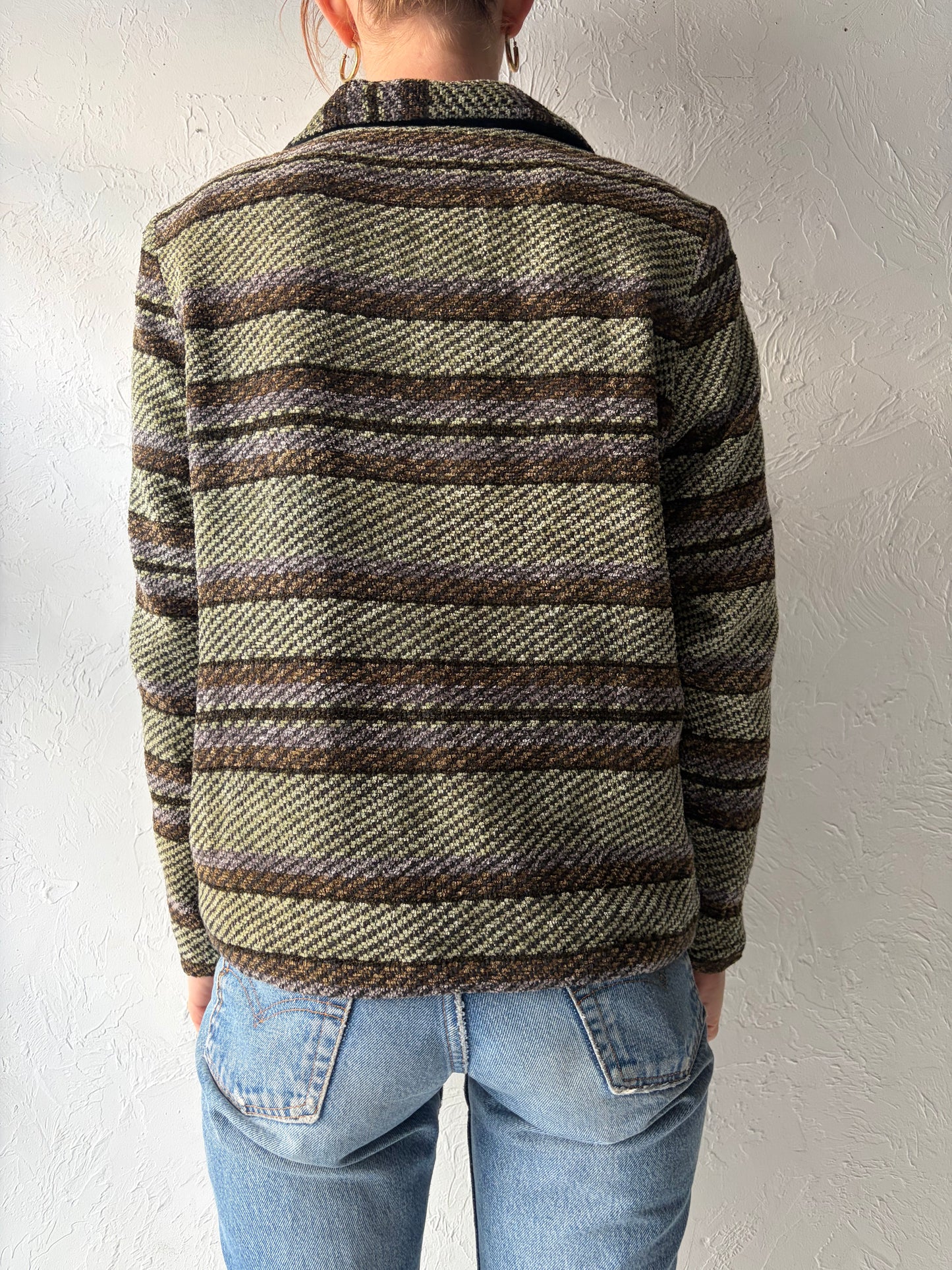 Y2k 'Coldwater Creek' Tapestry Jacket / Small