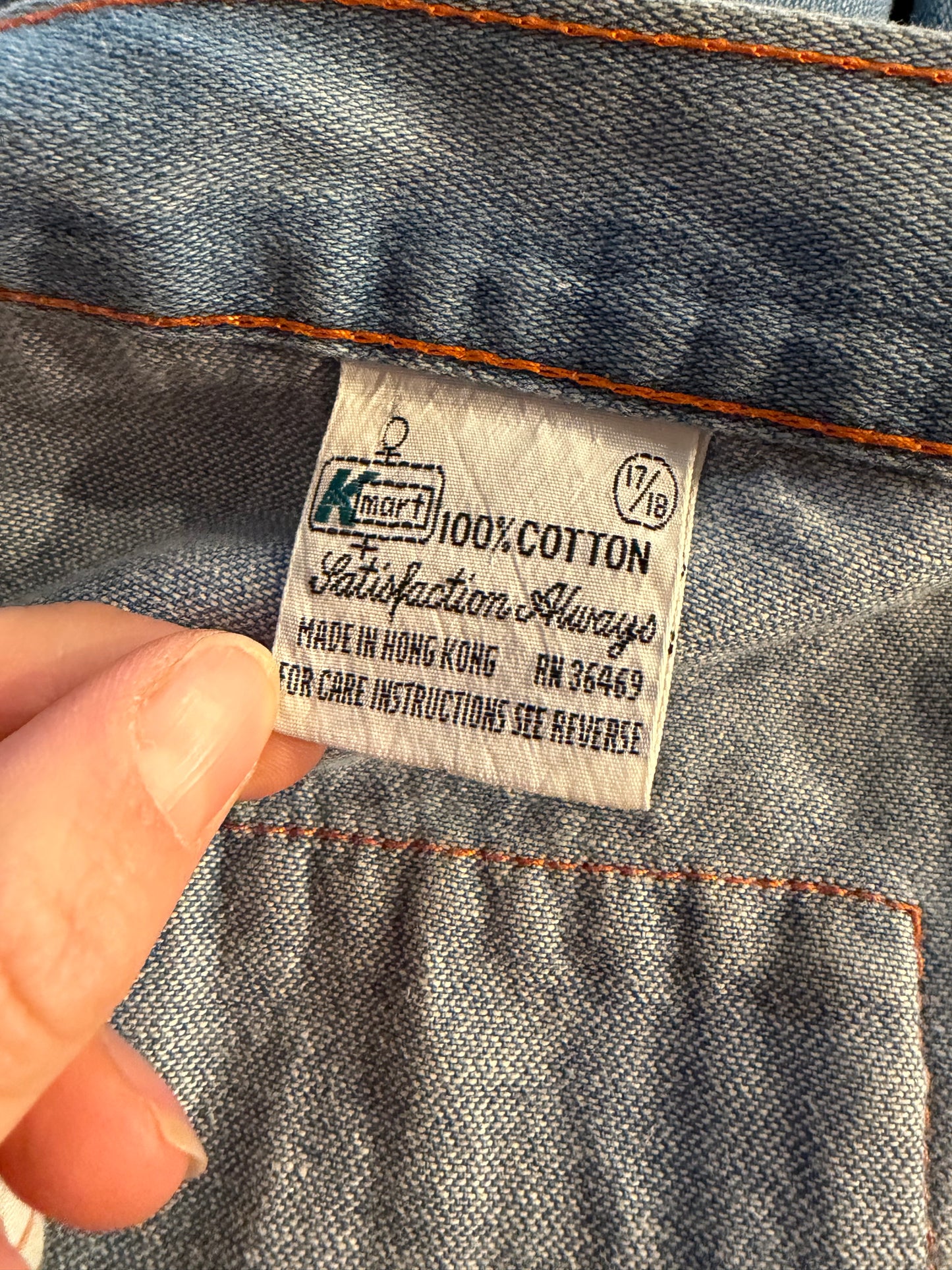 80s 'Kmart' Vintage Wide Leg Flare Retro Jeans / 32