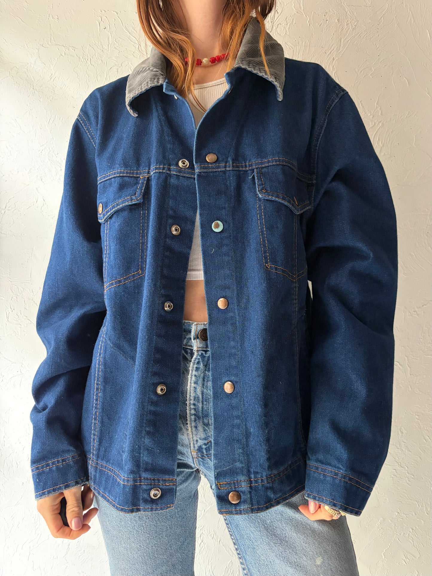80s Denim Jacket / Large
