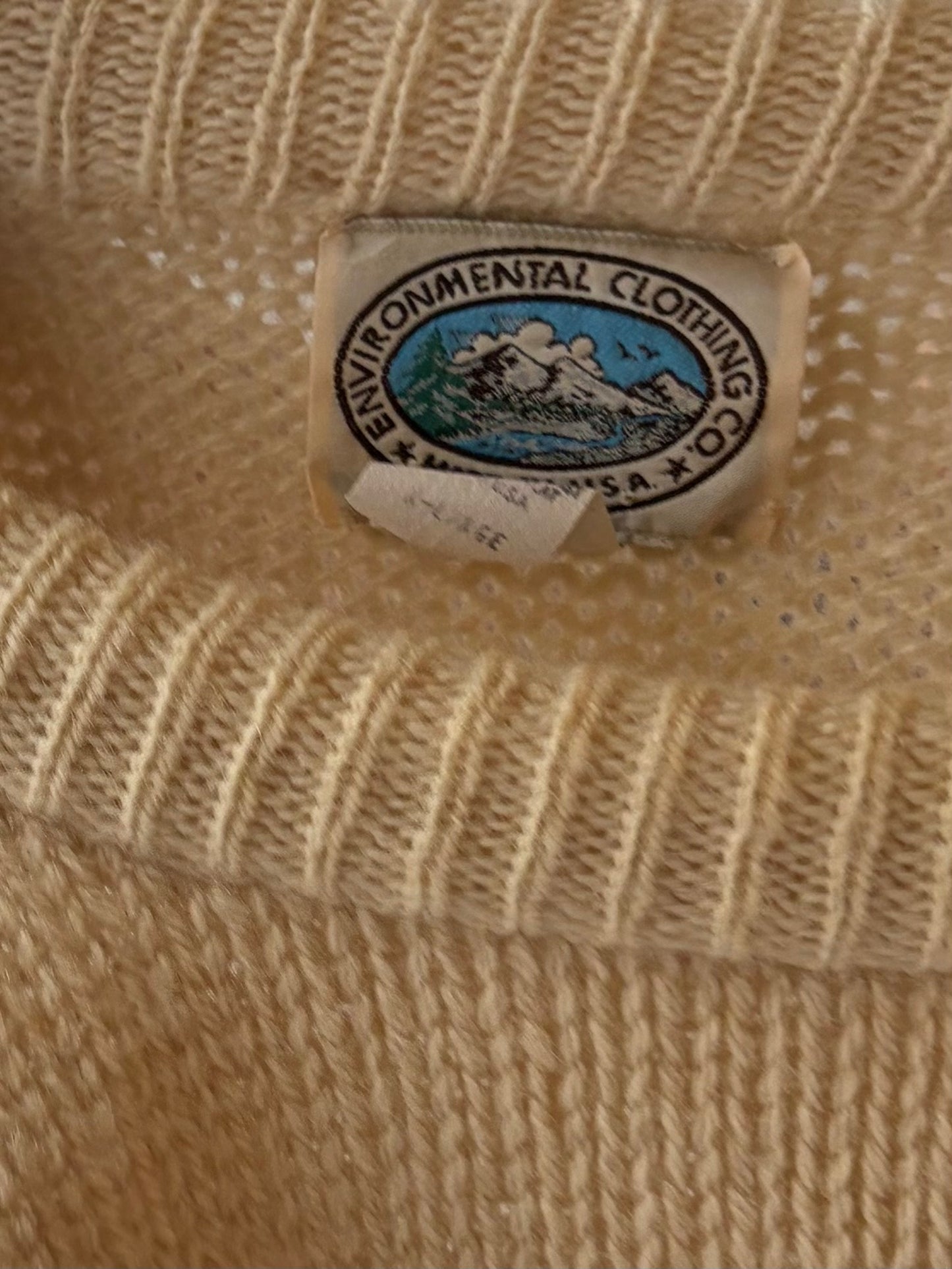 90s 'Environmental Clothing' Sweater / XL