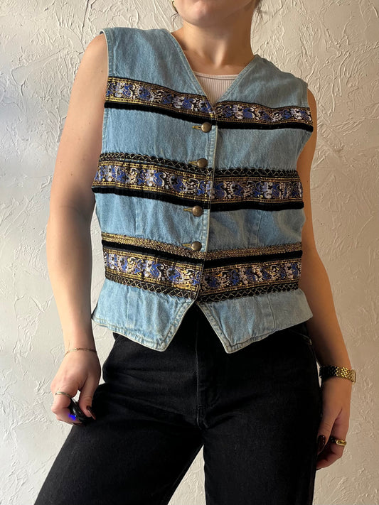 90s ‘Liz Wear’ Denim Vest