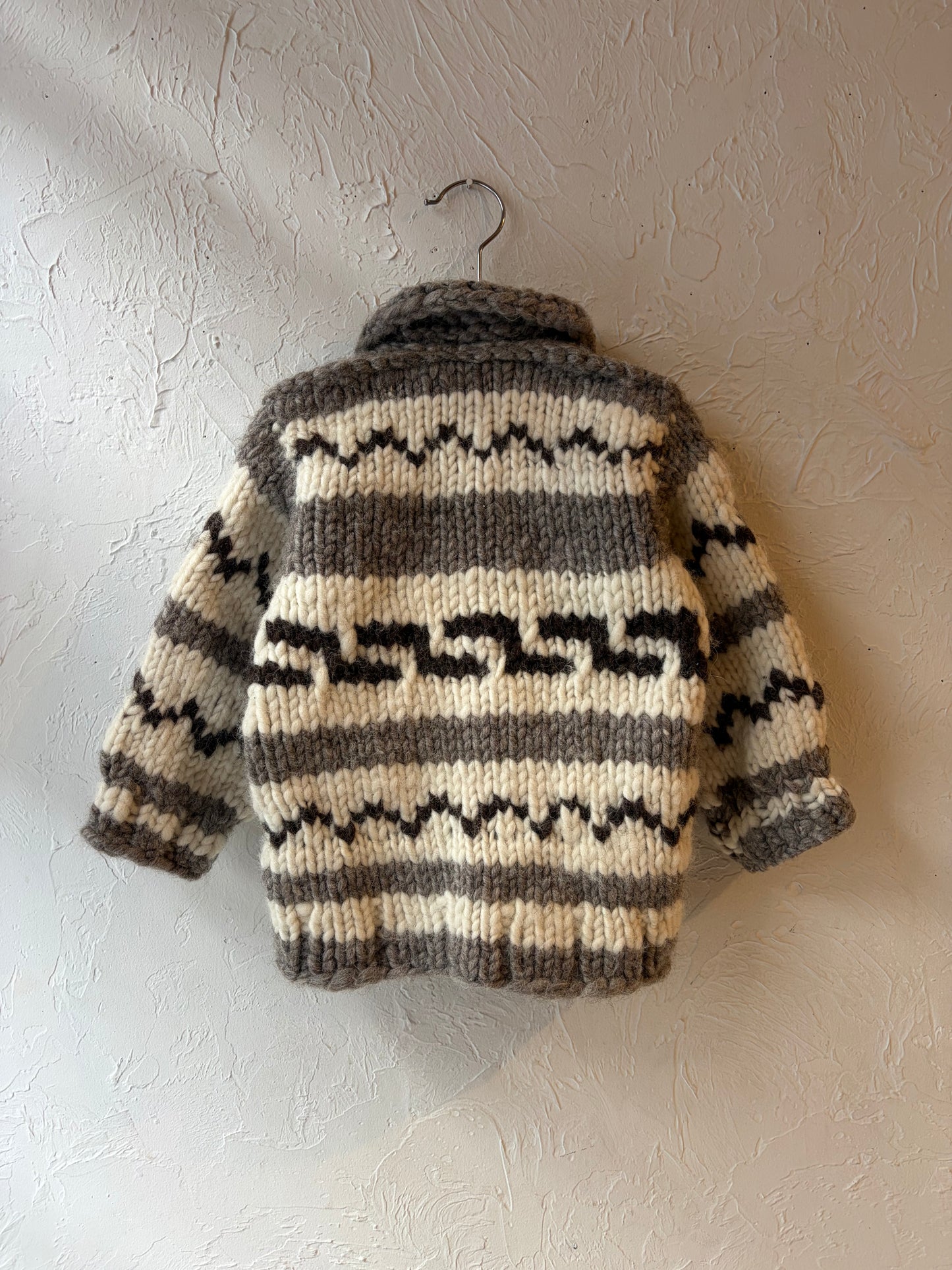 Kids Handknit Wool Laine Sweater / 12month
