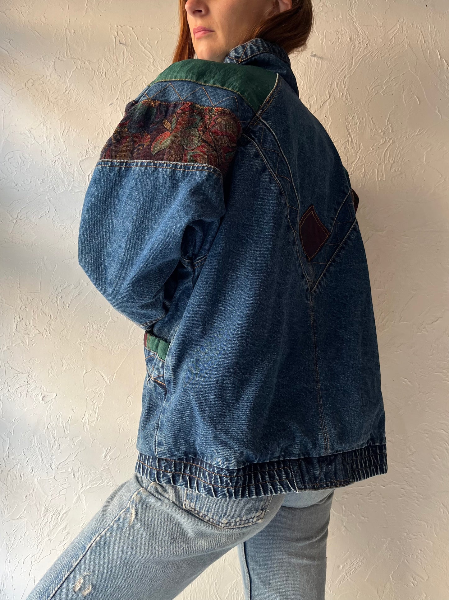 90s 'Current Seen' Retro Denim Jacket / Small