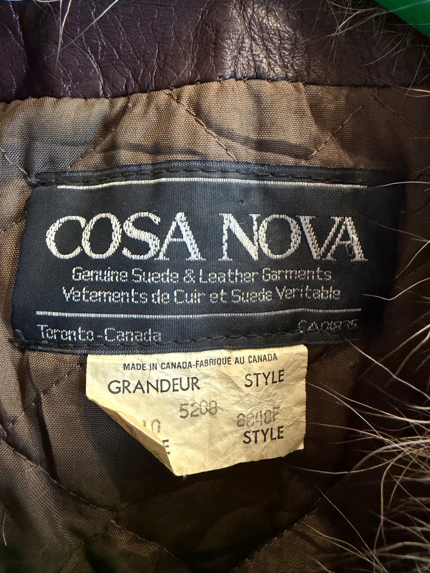 70s 'Cosa Nova' Burgundy Leather Penny Lane Trench Coat / Small