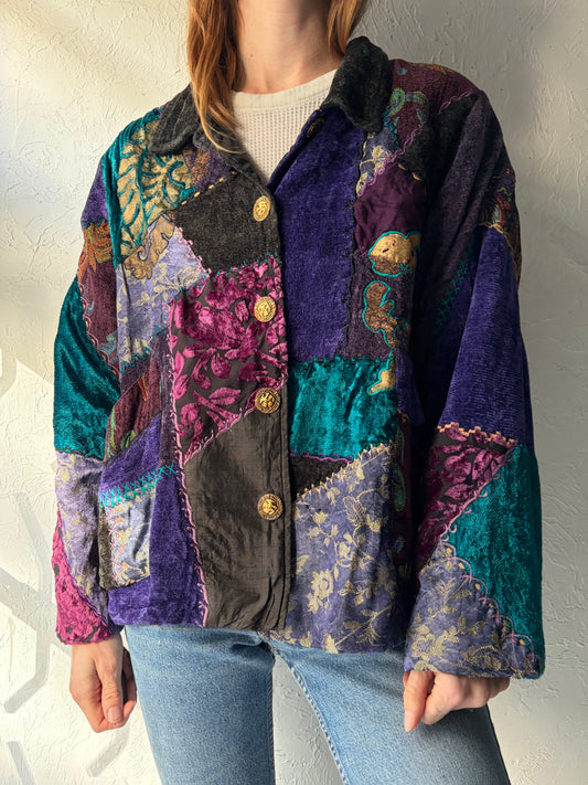 90s 'Tapestry Patch' Jacket / XL