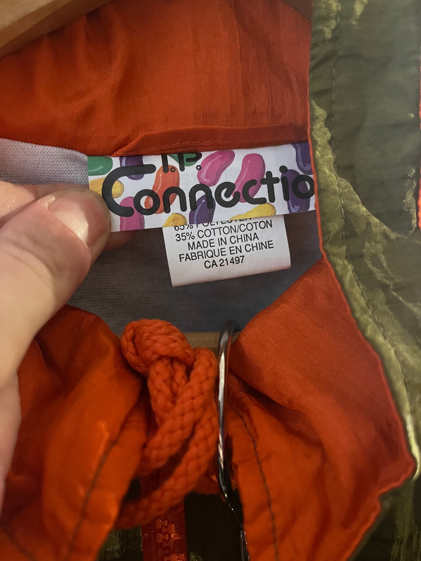 90s ‘IP Connection’ Two Tone Tracksuit Set / Small