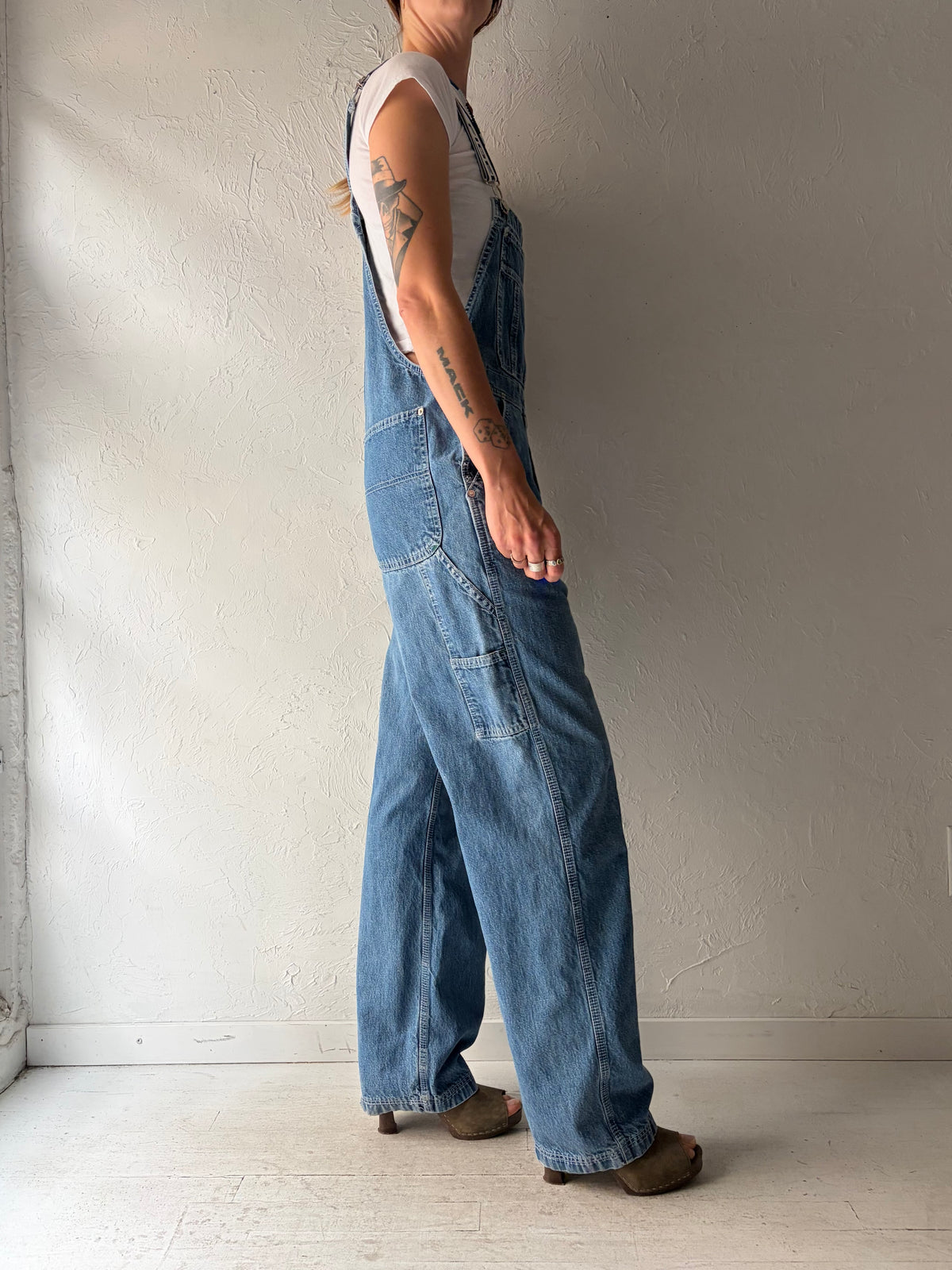 90s 'Tommy Hilfiger' Denim Overalls / Small