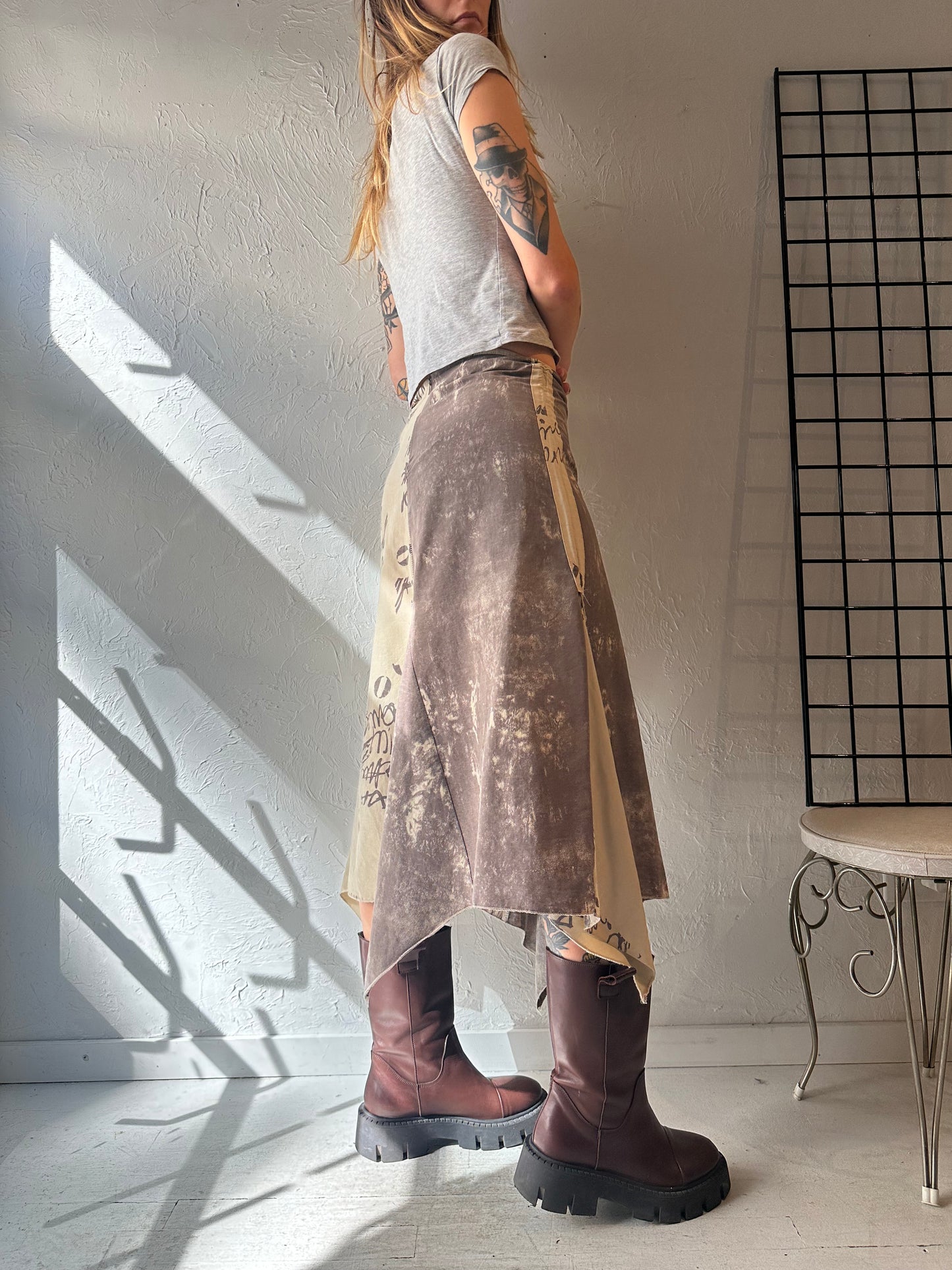 Y2K Asymmetrical Skirt / Small
