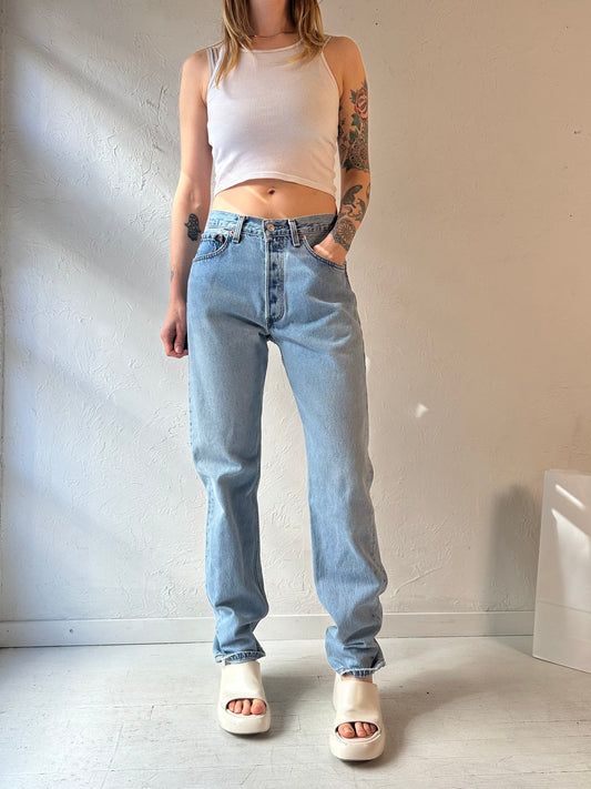 90s ‘Levi’s 501s’ Mid Rise Jeans / Made in USA /  Waist 30"