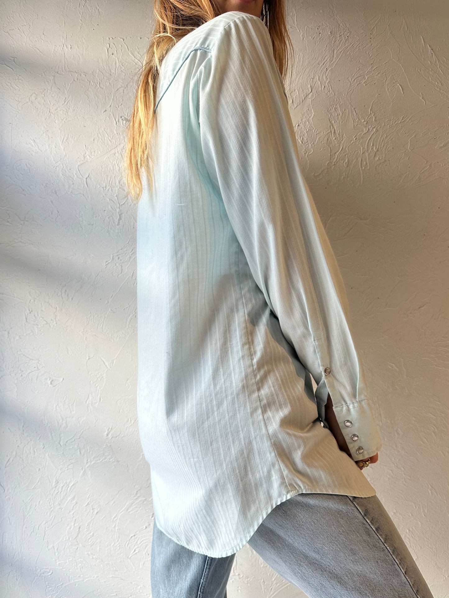 70s ‘MWG’ Snap Up Western Shirt / Small