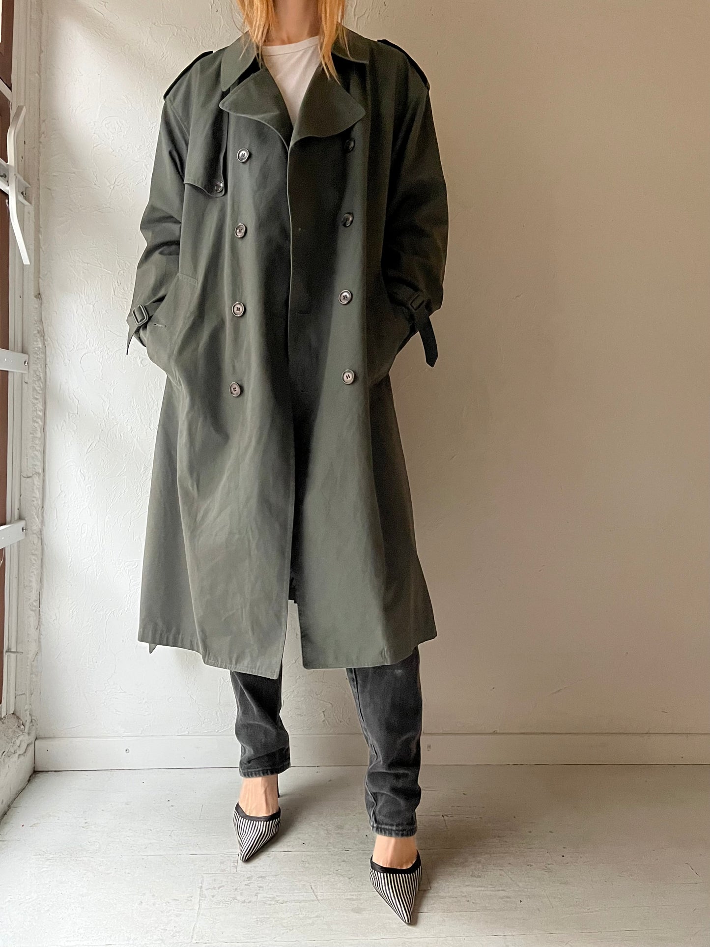 Vintage Trench Coat / Large