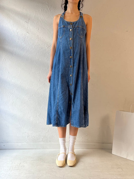 90s ‘Nevada’ Denim Dress / Medium