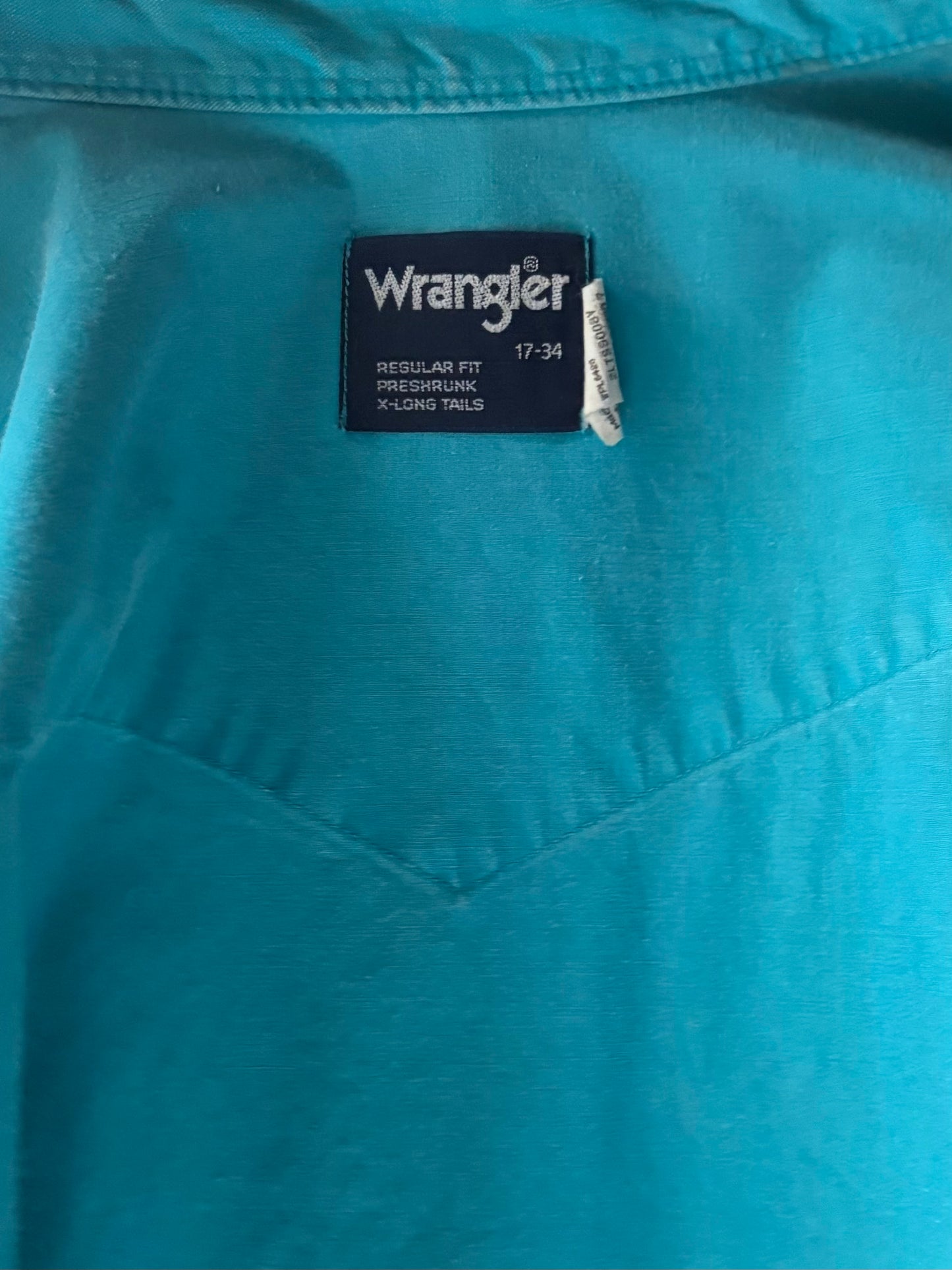 Vintage 'Wrangler' Thick Cotton Button Up Shirt / XL