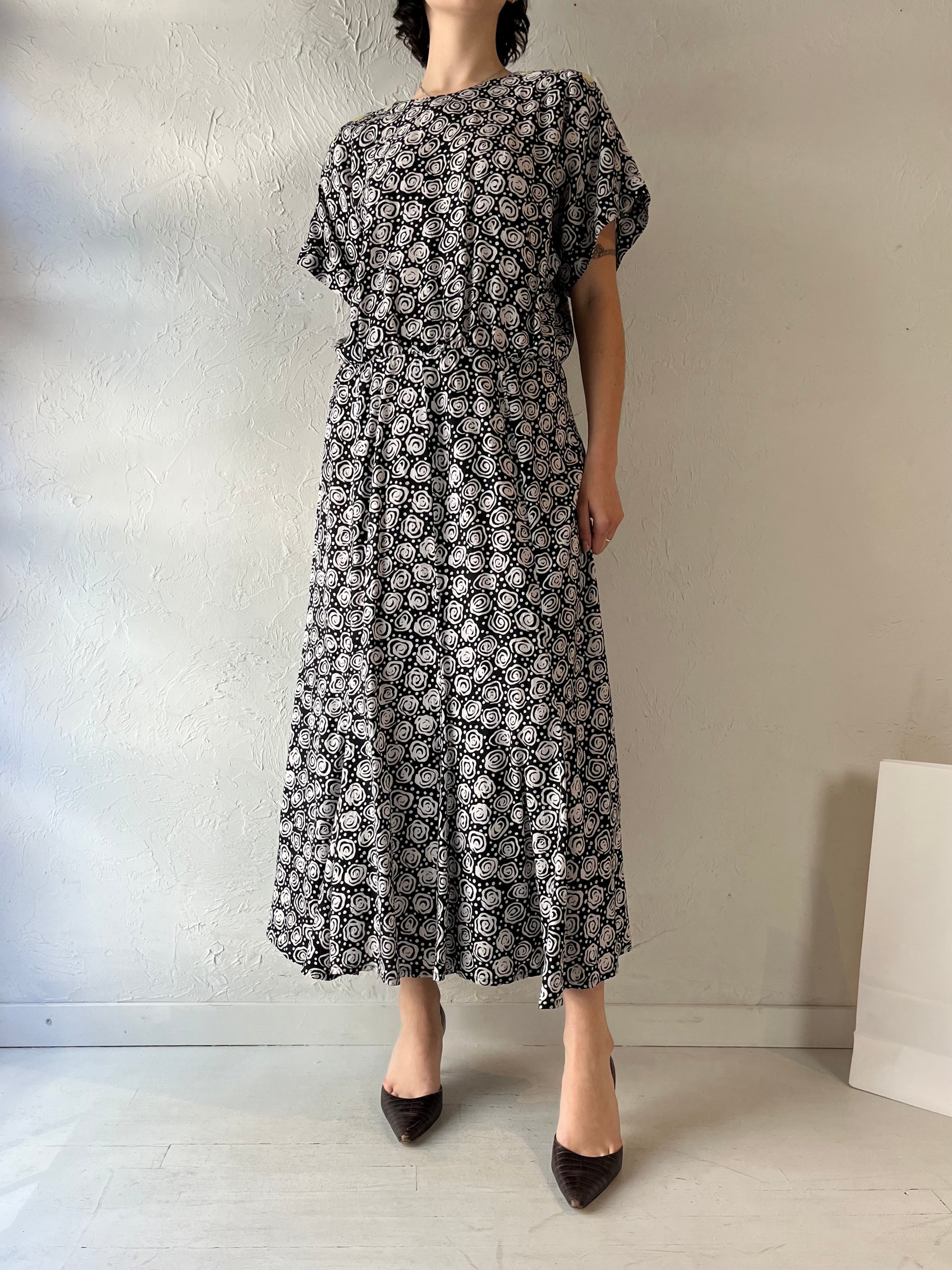 90s 'Liz Clairborne' Rayon Dress / Large 90s 'Liz Clairborne' Rayon Dress / Large