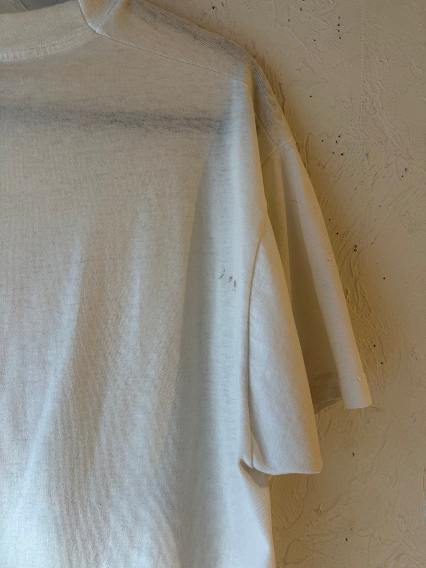80s 'Screen Stars' Cat Coffee T-Shirt / XL